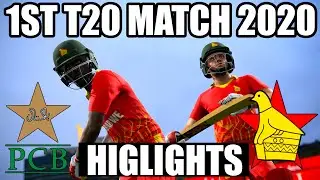 Pakistan vs Zimbabwe 1st T20 Match 2020 - Cricket 19 Gameplay 1080P 60FPS