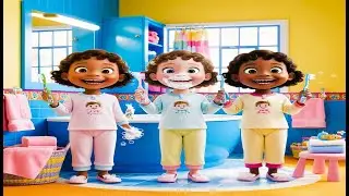 Brush Time Fun Sparkling Smiles | Toothbrush Super Clean Teeth  | Brushy Brushy Time Let's Shine