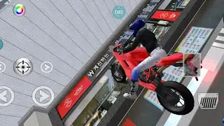 Red Sports  Bike City Stunt Ride/3D Driving Class Simulator#UnivesalGamingx#