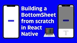 Creating and styling a modal bottom sheet in React Native | Build BottomSheet Modal in React Native