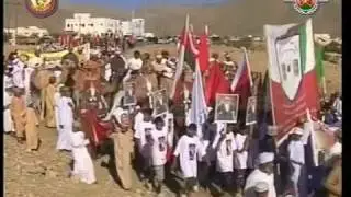 مسيرة ولاء وعرفان ( ولاية وادي بني خالد )  بمناسبة العيد الوطني الأربعين 2010 - تلفزيون سلطنة عُمان