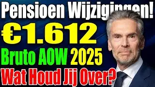 📊 Pensioen Wijzigingen 2025: AOW Bruto &euro;1.612 &ndash; Wat Houd Jij Netto Over? 💡
