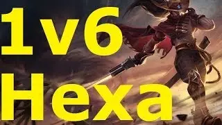 Yasuo 1V6 HEXAKILL - League of Legends