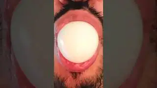 How to pop up boil egg in your mouth #shorts #satisfying #mangtikong