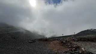 Jebel Jais amazing natural beauty | awesome mountains and cloudy weather