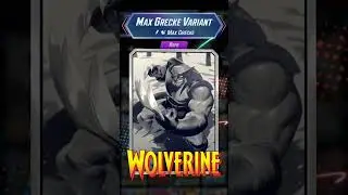 marvel snap - wolverine | max grecke variant | ink finish (viewer submission)