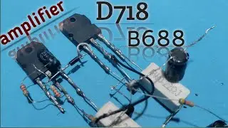 How to Make Powerful Audio Amplifier Using D718 & B688 Transistors | DIY High Power Amp