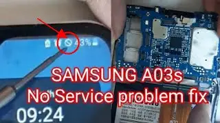 Samsung A03s No Service Problem/No Network SIM card Auto Detected Issues Fix/sim card not showing