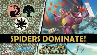 NAYA SPIDERS 🕷️ Web of Death in MTG Arena Standard! #mtgarena #om1
