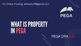What is Property in Pega || Property Types in Pega || Pega Training