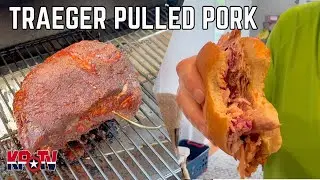 Моя первая свиная лопатка, приготовленная на гриле Traeger 🔥🐖 | Приготовление рваной свинины для ...
