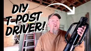 DIY T-Post Driver from Scrap Metal | Steel & Stone Restoration