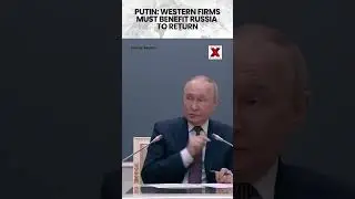 #russia | Putin: Western Companies Can Return Only If Beneficial to Russia #putin #shorts