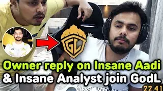 GodL owner on Insane Aadi and insane analyst join godlike 😳 Tournament on Godlike channel ? 😲
