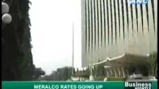 Meralco rates going up