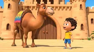 Oops! Tiny Camel Knocked Over the Sandcastle 🐫 | Nursery Rhymes for Kids & Baby Songs