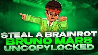 [BRUNO MARS🎸] Steal A Brainrot COMPLETED UNCOPYLOCK | Game Copier Roblox studio Tutorial💗