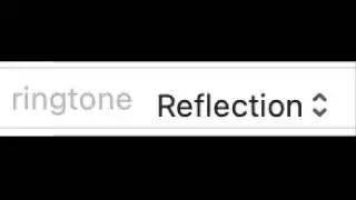 iPhone Reflection Ring Tone