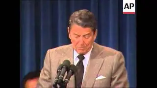 President Ronald Reagan announced new federal regulations ending the use of federal aid for abortion