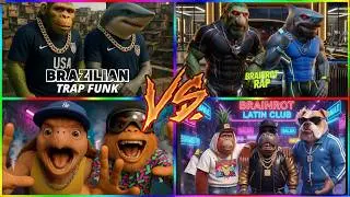 ⚡ BRAZILIAN TRAP FUNK 🆚 ANIMAL WARRIORS 🆚 STREET LEGENDS ⚡