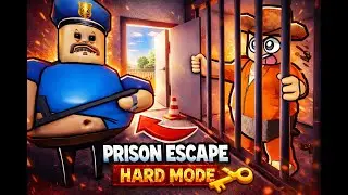 Roblox Barry Prison Run Obby Roblox HARD MODE - Walkthrough  #OBBY