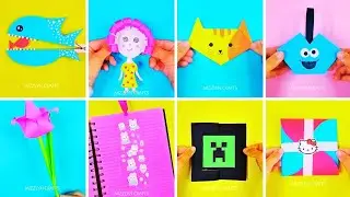 16 Easy DIY Craft Ideas When You're Bored / Paper Crafts / Creative Things / How To Make 