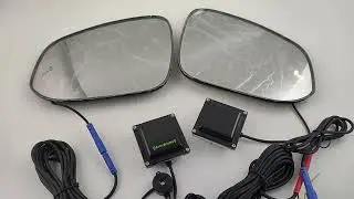 24Ghz blind spot  detection radar with mirror LED warning red and yellow color