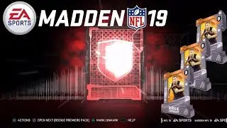ROOKIE PREMIERE PACK OPENING!!! Madden 19 Ultimate Team!!!