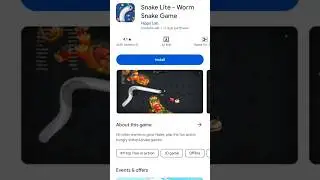 Snake Lite - Worm Snake Game #snakelite #shorts