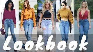 Latest High Waisted Jeans Outfit Ideas for Spring 2018 Lookbook