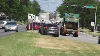 Afternoon traffic on West Pershing Road. Cicero and Stickney IL.
