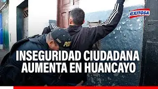 🔴🔵Huancayo: Inseguridad ciudadana aumenta y autoridades continúan ausentes