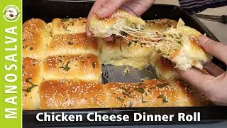 Easy Way To Make Chicken Cheese Dinner Rolls | Manosalva