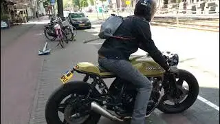 Rusty Gold Moto Catwalk: Honda caferacer #caferacer