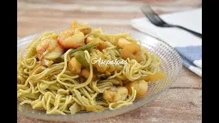 Fideos Chinos con Gambas y Verduras: &iexcl;El Plato Asi&aacute;tico Perfecto!