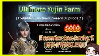 Sharen TRIVIALIZES the new Dungeon!! // Ultimate Yujin Farm SOLO // Forbidden Sanctuary SOLO
