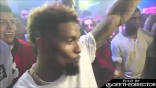 Odell Beckham Jr dancing surrounded by men NO females...Where dey at dou?