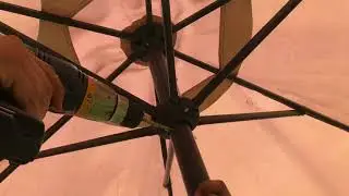 DIY / Fix outdoor umbrella in less than 5min!