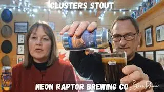 Обзор пива Clusters Peanut Butter And Chocolate Stout от пивоварни Neon Raptor Brewing Co.