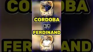Cordoba vs Ferdinand &ndash; Footyverse Week 1 ICON Stats Battle | FC Mobile 26#fcmobile #fifa #shorts