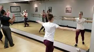BISI  WE'RE IN THE MONEY rehearsal w/tappers