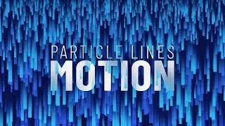 ✨ Seamless Blue Particle Lines Motion Background | 4K Looping Animation.