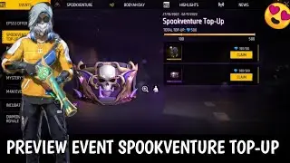 PREVIEW EVENT SPOOKVENTURE TOP-UP FREE FIRE MALAYSIA❤️