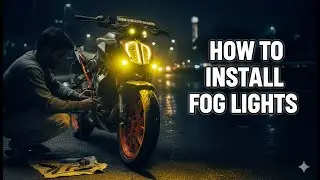 How to Install Fog Lights | How to install fog lights in ktm duke | Duke 250 Fog Lights #ktm #duke