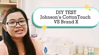 Johnson's CottonTouch versus Brand X #Johnsons #PowerOfTouch | Mommy Kits Review