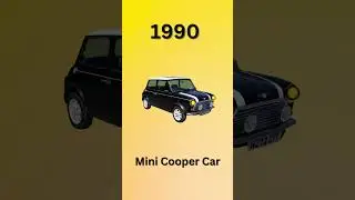 Evolution of Mini Cooper Cars (1960-2023) #shorts #car #evolution