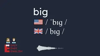 How to pronounce big? US English UK English IPA Audio Waveform 👩👨 How to say big correctly?
