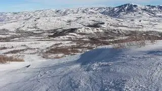 just average hard packed snow skiing