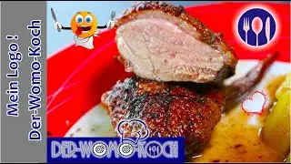Gef&uuml;llte Ente vom Grill Spie&szlig;. Kochen im Wohnmobil: Der-Womo-Koch