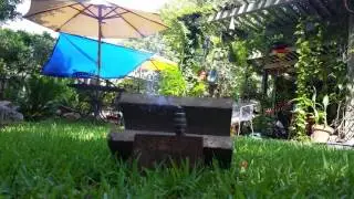 Solid rocket fuel test 2